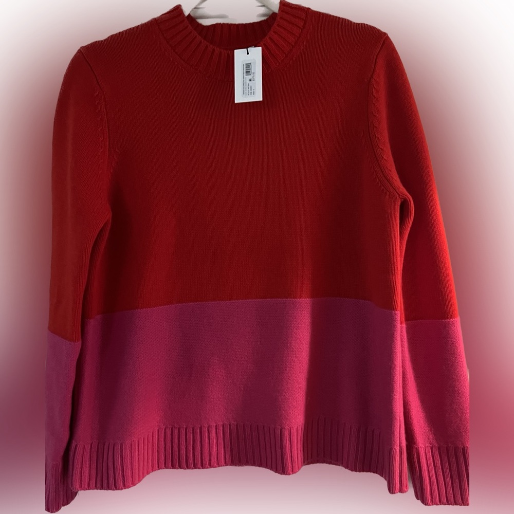 Gorgeous new pink and red Milly sweater! Would make a great gift!